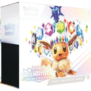 pokemon juego de cartas Pokémon Karmesin & Purpur – Prismatische Entwicklungen Top-Trainer-Box