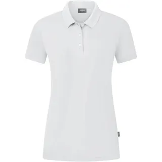 Jako Organic Poloshirt Stretch Damen weiß 42