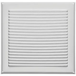 SOTech Lüftungsgitter 250 x 250 mm weiß mit Insektenschutz
