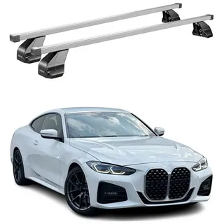 Menabo Dachträger Grundträger für BMW 4er G26 Gran Coupe 2020-25 ABE Stahl Grau