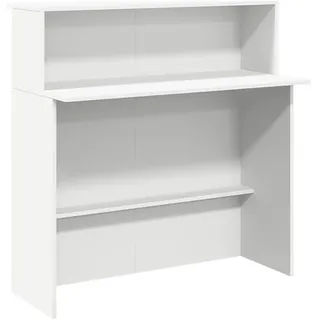 vidaXL Empfangstresen Weiß 180x50x103,5 cm Holzwerkstoff
