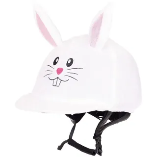 QHP Reithelm-Überzug Reithelmabdeckung Osterhase