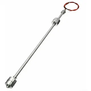 Flüssigkeitsstandssensor-Schwimmerschalter, 0 ~ 220 V, hochtemperaturbeständiger Edelstahl-Wasserstandssensor, Schwimmerschalter (500 mm)