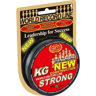 WFT Angelschnur WFT KG STRONG Schnur 150m 0,25mm 39kg, (150-St) gelb