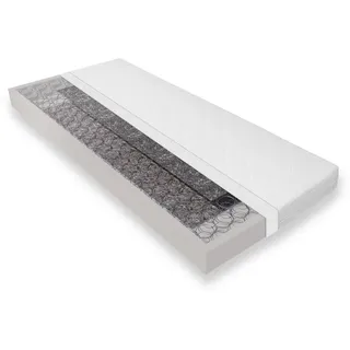 Bonnellfederkernmatratze Robusta 200 fest, WBS Matratzen GmbH, 16 cm hoch, 100 TAGE PROBESCHLAFEN, 100% Made in Germany 140x200, Versand 0 140 cm x 200 cm x 16 cm