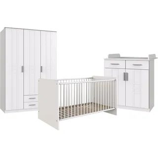 WIMEX Babyzimmer-Komplettset WIMEX "Borkum", weiß, B/H: 70cm x 140cm, Holzwerkstoff, Spanplatte, Schlafzimmermöbel-Sets,