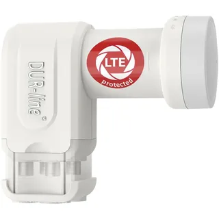Dur-Line +Ultra Quad LNB für bis zu 4 Teilnehmer white/weiß