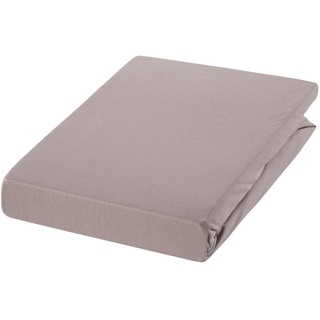 Estella Spannbettlaken Zwirnjersey 6900 140 x 200 - 160 x 220 cm kieselgrau