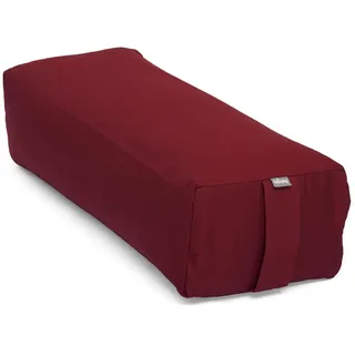 Bodhi Salamba (rechteckig) Yoga-Bolster Eco, Dinkelhülsen Bordeaux 1 St