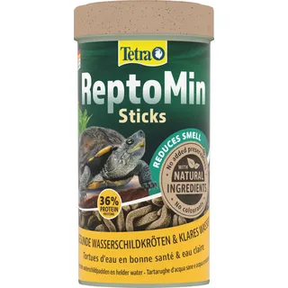Tetra ReptoMin Sticks Schildkröten-Futter, 250 ml Dose | Schwimmfähige Futtersticks | für Wasserschildkröten