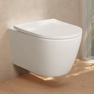 Evineo ineo6 Wand-Tiefspül-WC mit WC-Sitz Weiß