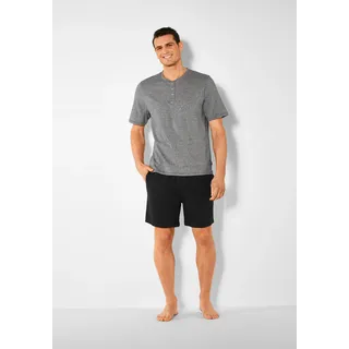 s.Oliver Pyjama grau / schwarz L