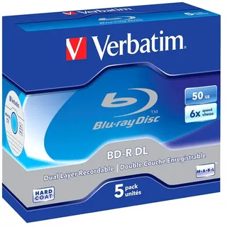 Verbatim 43748 Blu-Ray BD-R DL 50GB 6x Jewel Case