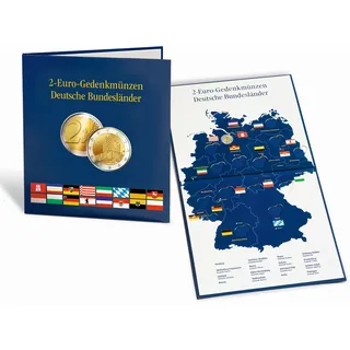 Leuchtturm Münzalbum PRESSO Bundesländer für 16 x 2€ Münzen 2022 367372