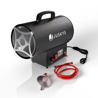 Gasheizgebläse in Schwarz