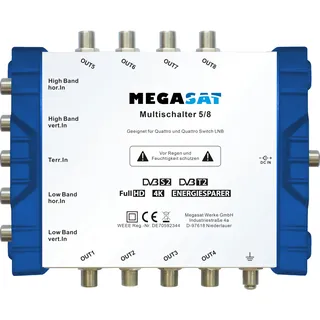 Megasat Multiswitch 5/8