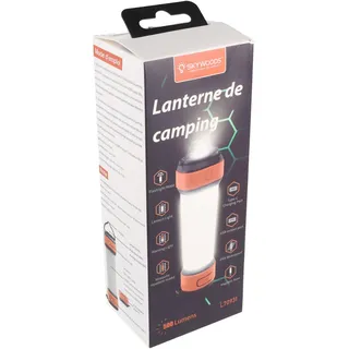skywoods Campinglampe L70931 – 500 Lumen, 360° Laternenlicht, Powerbank