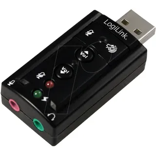 Logilink UA0078 - Soundkarte, extern, 7.1, USB 2.0