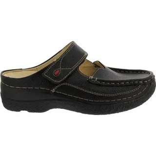 WOLKY Roll Slipper Damen Schwarz 40