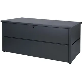 MCW Gartentruhe MCW-J56, Aufbewahrungsbox Auflagenbox Truhe, Wasserdicht Metall Edelstahl 69x165x85cm 692l ~ anthrazit