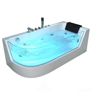 Home Deluxe CARICA Whirlpoolbadewanne 170 x 80 cm (UBA147ARA2V-01)