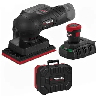 Parkside Akku-Schwingschleifer 12V Akku-Schwingschleifer PASSP 12-Li mit Akku 2 Ah / Ladegerät