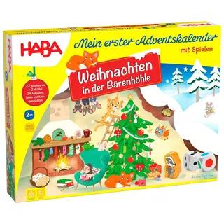 HABA Mein erster Spiele-Adventskalender 2021 Weihnachten in der Bärenhöhle