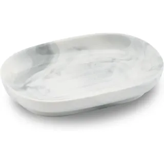Seifenschale Aus Keramik, Rutschfeste Seifenschale Aus Marmor, Seifenschale Für Badezimmer, Massive Seifenschale Für Küche, Badewanne, Waschbecken Und Dusche (grau)