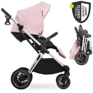 hauck Buggy & Sportwagen Vision X inkl. XXL Zubehörpaket - Melange Rose
