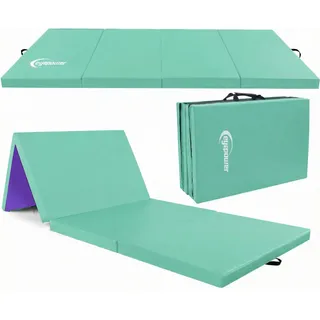 Eyepower 180x60 Klappbare Gymnastikmatte - 5cm dicke Turnmatte Kinder - Weichbodenmatte