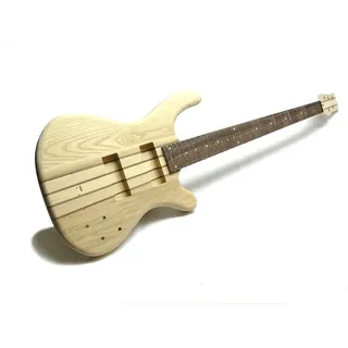 aktiver 5-Saiter E-Bass Bausatz/Guitar DIY Kit "ML-Factory" Through Neck, Esche Body