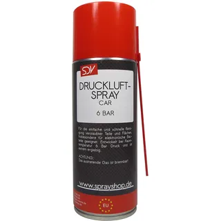 SDV Chemie Druckluftspray 1x 400ml Air Duster Druckluftreiniger Pressluft Druckluftreiniger Compressed Gas