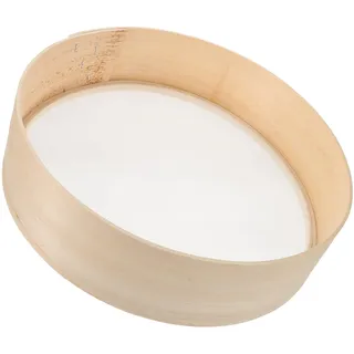 LALADEFIEE Mehlsieb Holz 30cm Rund Feines Sieb Zum Backen Puderzucker Salz Küchengebrauch