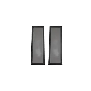 Socobeta 120 X 360 Mm PC-Lüfter-Staubfilter, PVC-Computer-Lüfterfiltergitter mit Ultrafeinen Löchern für PC-Gehäuse-Netzteil-Lüfterlüftung (Schwarz)