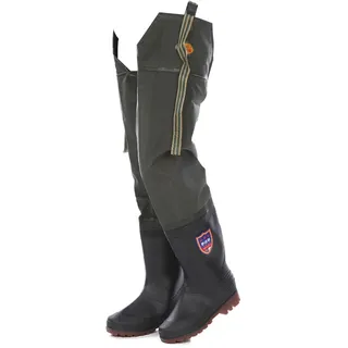 Watstiefel wasserdichte Hüft Watstiefel Für Männer Und Frauen, Hüftstiefel Für Angeln Und Jagen 80 cm Hoch, Hüftwaders rutschfest Und Robust - 39 EU