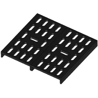 Kaminrost - Passend für Hark Kaminöfen inkl. Modellübersicht - Ascherost Kamin aus massivem Stahl - feuerfest & hitzebeständig - Kaminrost Feuerrost Kaminofen Rost [280x255x10 mm]