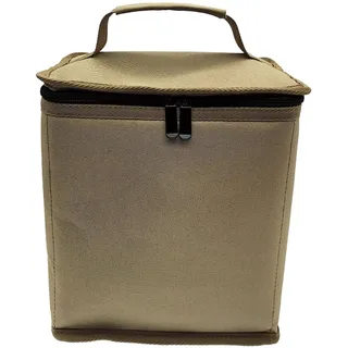 Perfeclan Gaskanister-Tasche, Gastank-Tasche, stoßfeste, tragbare Gasflaschen-Tasche, Camping-Tragetasche, Picknick-Aufbewahrungstasche zum Wandern, Kochen, Khaki L