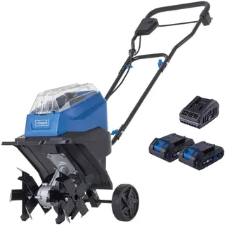 SCHEPPACH BC-MT300-X Akku-Bodenhacke 20V mit 2x 2Ah Akku und Ladegerät