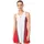 Head Racket ärmelloses Kleid Red White S