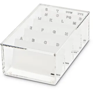 Maul Visitenkartenbox glasklar 400 St.