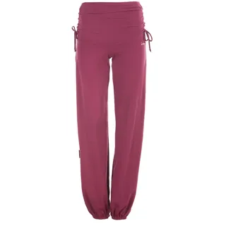 Sporthose WINSHAPE "WH1" Gr. XS, Normalgrößen, lila (berry love) Damen Hosen mit seitlicher Raffung