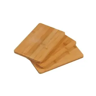 KESPER Frühstücksbrettchen Holz 3-tlg. 22 x 14 x 1 cm Beige/Braun