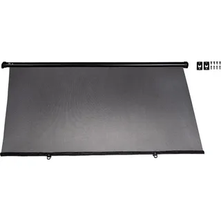 Alca alca® Auto-Sonnenrollo 98 x 55cm 90 cm zum Anschrauben für Autofenster UV Schutz Sonnenblende Einhand-Einrollfunktion Sonnenschutz Auto Lkw Babys Kinder
