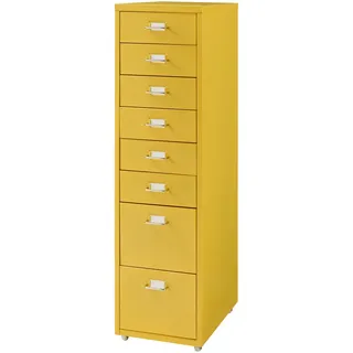 [en.casa] Kökar Schubladenschrank 109 cm x 28 cm x 41 cm gelb