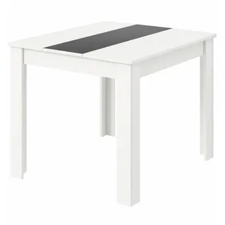 VCM Küchentisch 80 x 80 x 80 cm weiß