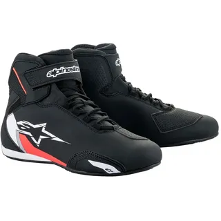 Alpinestars Sektor Motorradschuhe schwarz-weiss-rot, Größe 41