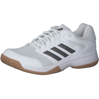 Adidas Speedcourt Volleyballschuh Cloud White / Core Black / Gum 45 1/3