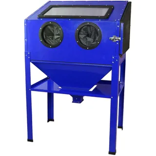 MaxBlast Sandstrahlkabine, Blau, Metall, 63x91x24 cm, Freizeit, Heimwerken, Elektrowerkzeuge