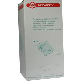 NOBAMED NOBATOP S 5X5CM STERILE KOMPRESSEN 50x2 st