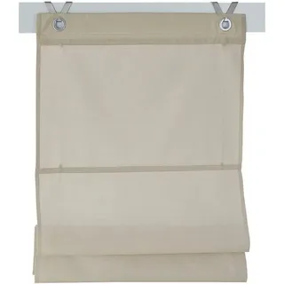 Kutti Heine Raffrollo in natur | Gr.: 100-x-140-cm